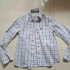 キッズ　abercrombie チェック柄シャツ XL