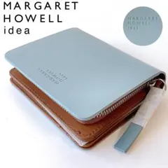 新品★マーガレットハウエル★新ベンジャミンファスナー2つ折り財布★ブルー