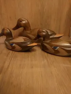 Kado 木製カモデコイ ペア 昭和レトロ ミッドセンチュリー - メルカリ