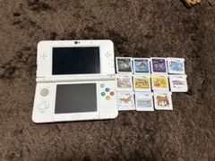 New Nintendo 3DS ホワイト/ピンク ゲームソフト11本付き
