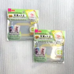 DAISO 写真が入るウエットシートのフタ 2個セット チェキ 写真のサムネイル