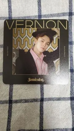 セブチ　SEVENTEEN　バーノン　コースター　有明　セミコロン