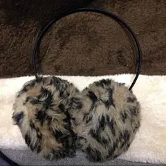 ヒョウ柄 イヤーマフラー