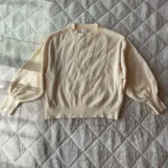 ローリーズファーム ニット 長袖 セーター アイボリー オフィスカジュアル 美品