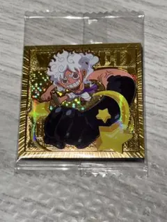 ワンピース大海賊シールウエハース ニカ 裏ルフィ