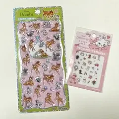 ディズニー シール プチドロップステッカー バンビ デコプチ マリー