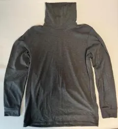 ユニクロ　超極暖ヒートテックタートルネックT　L　ダークグレー　メンズ