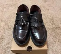 Dr. Martens Adrian チェリーレッド タッセルローファーUK7