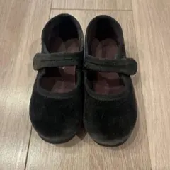 cienta ベロアシューズ 15cm 黒