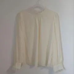 SHEIN 長袖ブラウス フリル付き