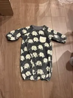 象柄フリースツーウェイ・ドレスオール