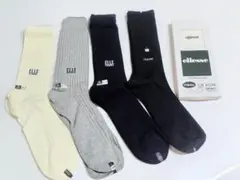 エル、エレッセ、ヘインズ メンズソックスまとめて5足 新品★5323Eのサムネイル