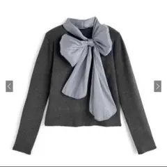 リボンニットトップス GRL ニット トップス スカート