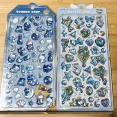 ボンボンドロップシール　シャーベット　よるねこ　　マジカル　ブルー　正規品