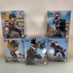 ヒロアカXrossLink・緑谷出久・爆豪勝己・轟焦凍・ジュリオ5点セット