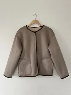 リバーシブルムートンコート