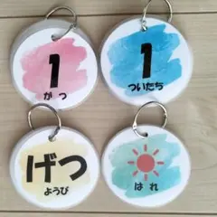 日めくりカレンダー　水彩　保育のサムネイル