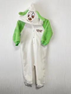 いないいないばぁ わんわん　フリース動物フード付きロンパース 90cm