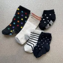 ベビー靴下 4足セット カラフル星柄