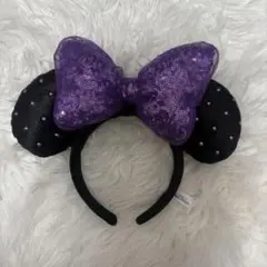 ミニー カチューシャ 紫