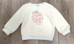 hakka kids トレーナー クリーム色