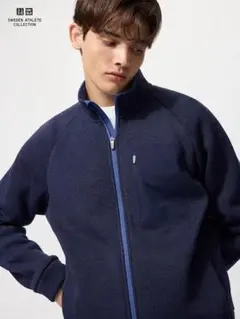 25AW【新品・未使用品】M/ユニクロ ニットフリースジャケット/NAVY