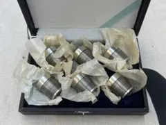 錫半 本錫 ぐい呑み お猪口 6客セット 酒器 収納箱付き ショットグラス