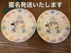 ダッフィー ハートフェルトレターズオブフレンドシップ スーベニア プレート 2枚