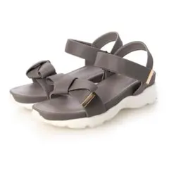 ☆新品☆定番人気！希少グレー✨Fin●リボンスポーツサンダル低反発スポンジ入りのサムネイル