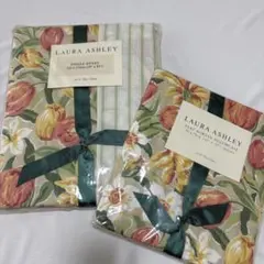 LAURA ASHLEY ローラアシュレイ　デュべカバー&ピロケース　未使用