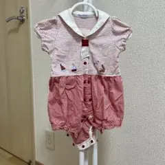 familiar セーラー襟ロンパース 60