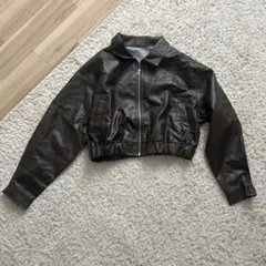古着 レザージャケット ショート丈