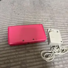 Nintendo 3DS 本体 ピンク 充電器・タッチペン有