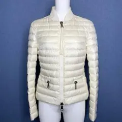 〔美品〕モンクレール　BLEN 0 ホワイト　ライトダウンレディース　5D231
