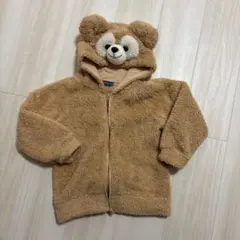 ダッフィーもこもこパーカー 120cm オーダーメイド　防寒可愛い