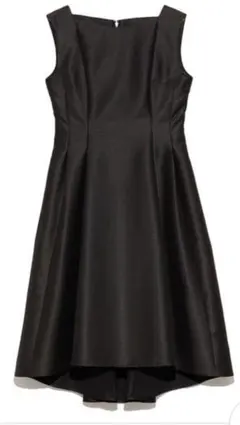 ︎CELFORD フィット＆フレア グログランワンピース(黒)