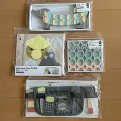 お値下げ新品未使用Dog Puzzle 木製パズル 8ピースなど4点セット