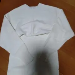 スタニングルアー　ホワイトリブ編み長袖ニット