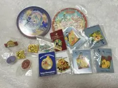 ディズニー ヴィンテージ缶バッジ＆ピンバッジセット