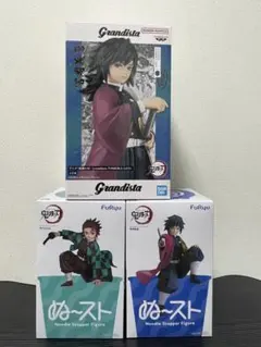 鬼滅の刃 ぬーどるストッパー grandistaフィギュア 3点セット