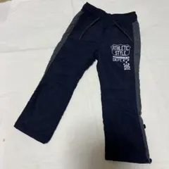 キッズ 暖パン ウォームパンツ 長ズボン ネイビー 100cm