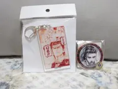 嘘喰い　マルコ　名場面アクリルキーホルダー　缶バッジ　くじメイト