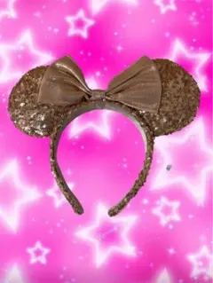 ミニー耳カチューシャ ピンクゴールド