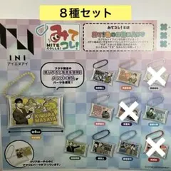 INI みてコレ！８種セット ボールチェーン チャーム キーホルダー ガチャ