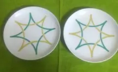 ノリタケ ケーキ皿 プレート レリーフ 花 /ニッコー アンティーク 中皿