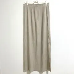 【しまむら・Lax Dan Tia】ロングプリーツスカート アイボリー M