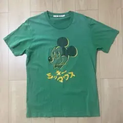 UNIQLO ユニクロ　ミッキーマウス Tシャツ M グリーン