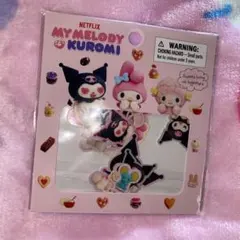 【レア❣️】ネトフリ マイメロ クロミ ピアノ フレークシールセット