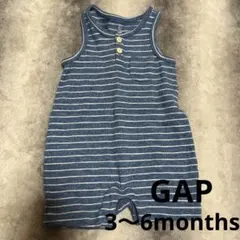 ベビー　GAP 男の子　タンクトップ　ロンパース　青
