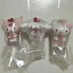 サンリオキャラクターズ　ワントーンマスコット　桜　クロミ　シナモン　キティ